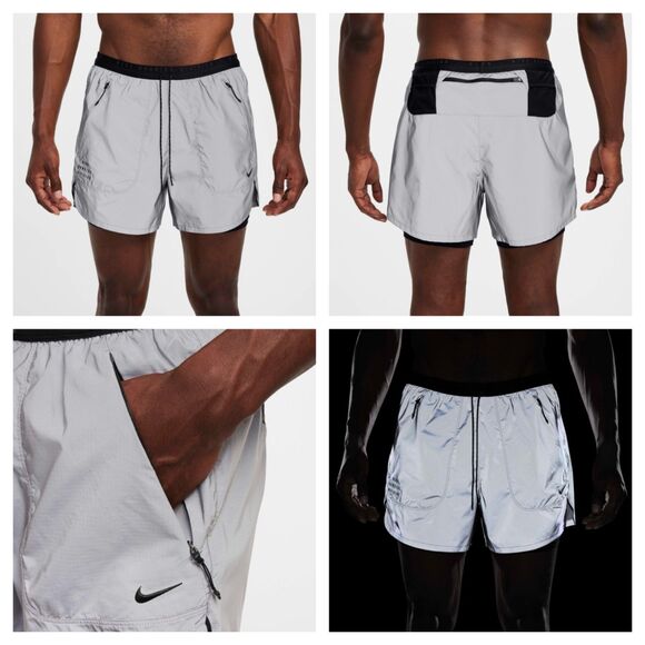 Nike Run Division Dri-Fit ADV Reflective 4” Running Shorts Men's S FZ1123-035 - Picture 1 of 6